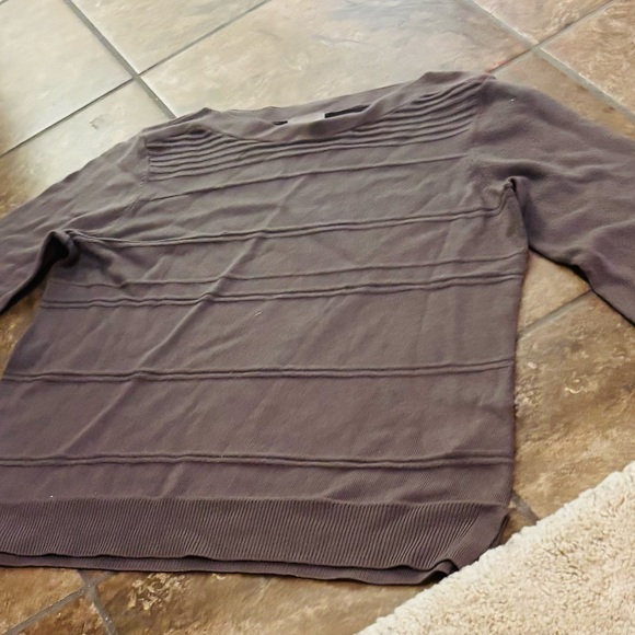 Chico’s Long Sleeve Brown Sweater Size 1 NWOT - Picture 11 of 11